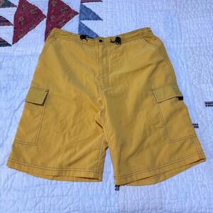 Claudio Nucci Cargo Shorts Mustard‎ Yellow Mens Large